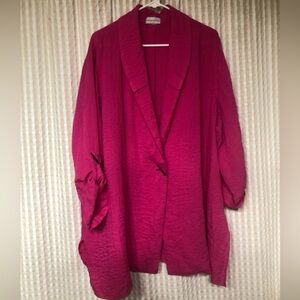 Soft Surroundings Pink Oversized Blazer